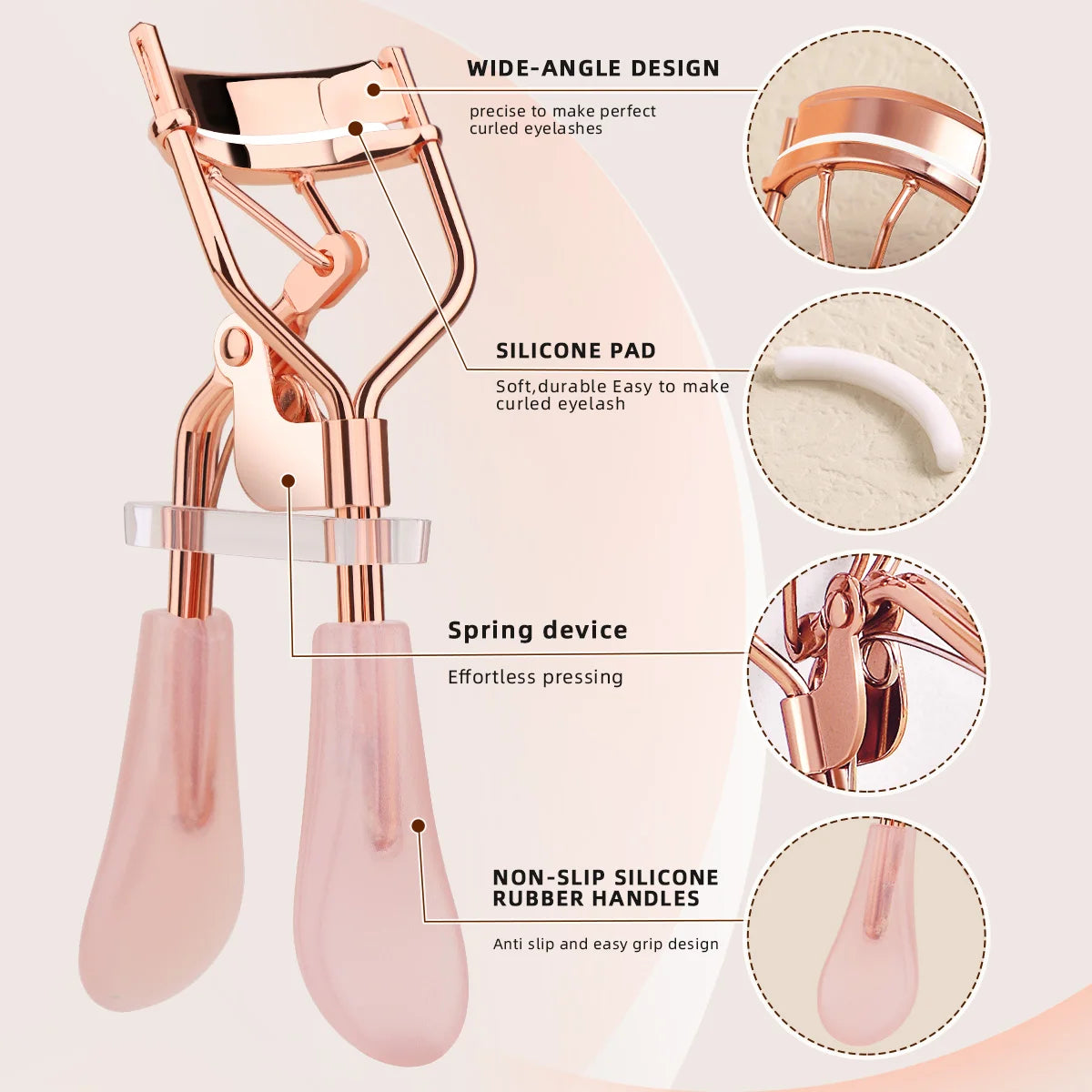 Rose Gold Eyelash Curler